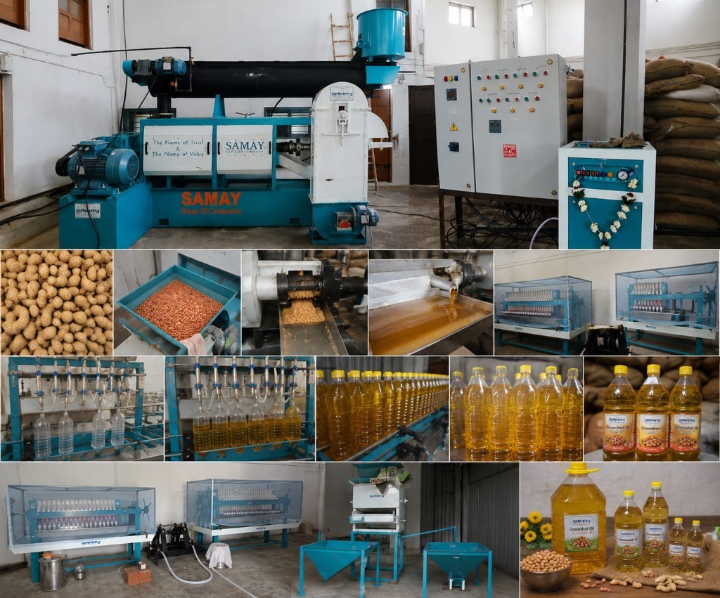 Oil Production Collage